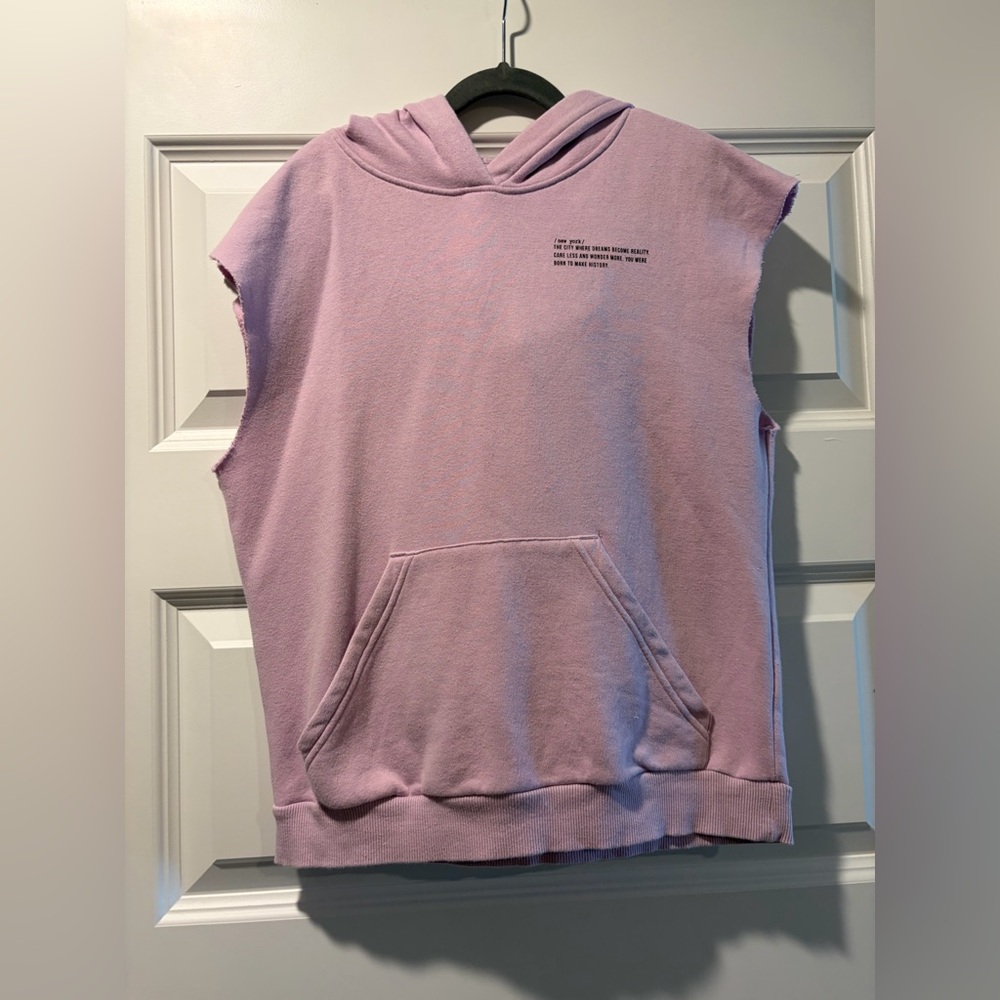 H&M Kids Sleeveless Hoodie - Light Purple